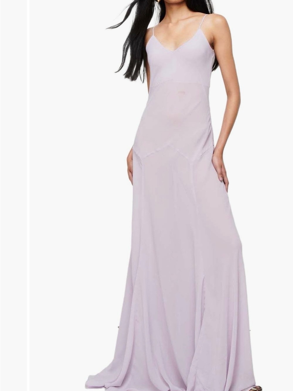 Romy Charlie Dress Lilac Sz Large Gorgeous! MSRP $320 NWT